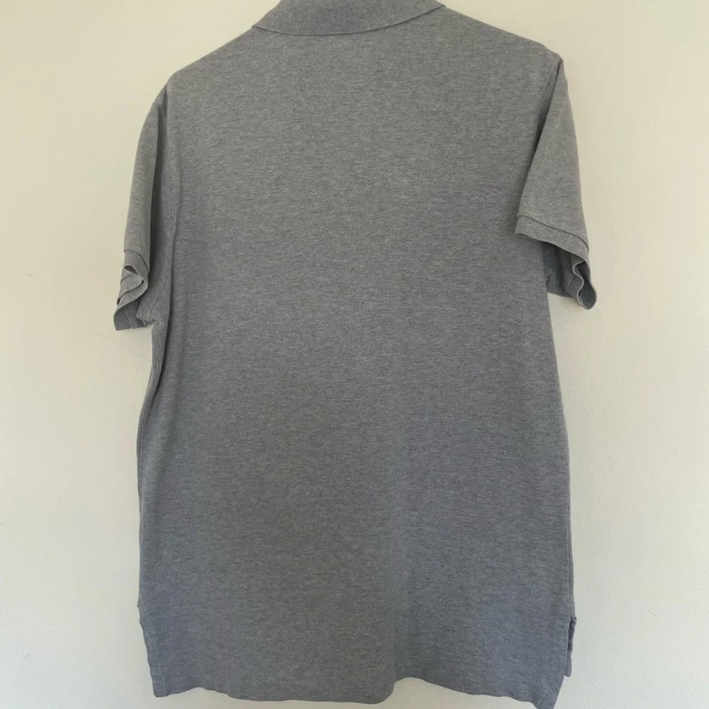 Men’s large gray shirt sleeve knit polo Ralph Lauren shirt